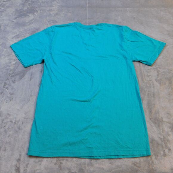 Nike TShirt Women Small Blue Lightweight Casual Regular Fit Cotton Turquoise - Picture 5 of 11